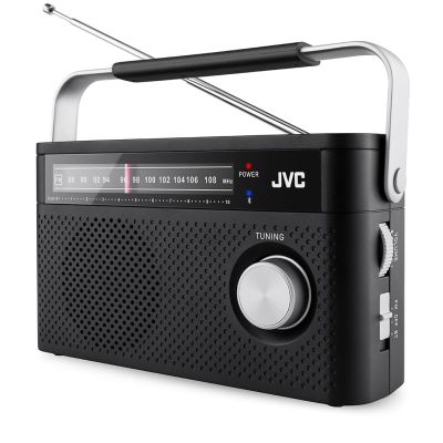 4. JVC Przenośne radio RA-E315B czarny
