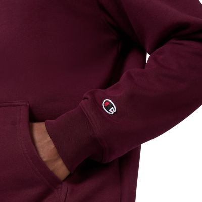 12. Bluza męska Champion Hooded Sweatshirt bordowa 220271 RS522