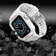 6. Pasek z etui ochronnym Protect Strap Band do Apple Watch 38 / 40 / 41 mm opaska obudowa pancerna - biały