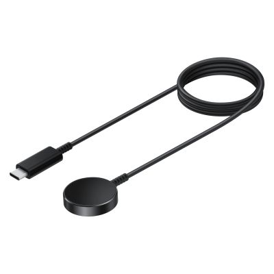2. Samsung szybka ładowarka bezprzewodowa do smartwatchy Samsung Galaxy Watch 3 / 4 / 5, Galaxy Active / Active 2 czarna (EP-OR900BBEGWW)