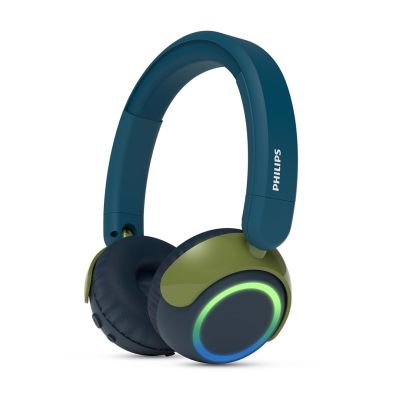 Philips 4000 series TAK4200CT/00 słuchawki/zestaw słuchawkowy Bezprzewodowy Opaska na głowę Połączenia/muzyka Bluetooth Niebieski, Zielony