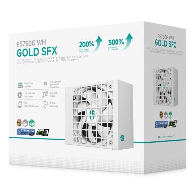 6. Zasilacz DeepCool PS750G-FE biały