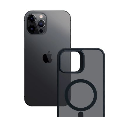 13. Etui 3mk Smoke MagCase na Apple iPhone 12 Pro Max - czarne