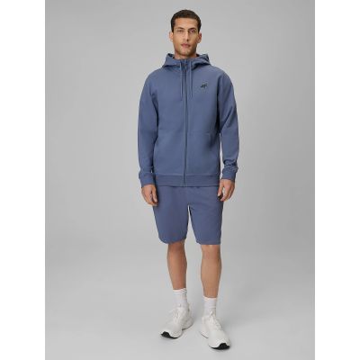 6. Bluza rozpinana z kaputem męska 4F 4FRSS26TSWSM3106-30S