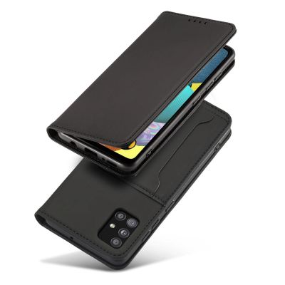 2. Magnet Card Case etui do Xiaomi Redmi Note 11 Pro pokrowiec portfel na karty kartę podstawka czarny