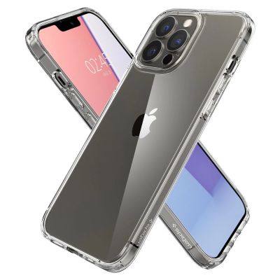 10. Etui Spigen Ultra Hybrid na iPhone 13 Pro Max - przezroczyste