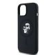 6. Etui Karl Lagerfeld Silicone Karl&Choupette MagSafe na iPhone 15 Plus / 14 Plus - czarne