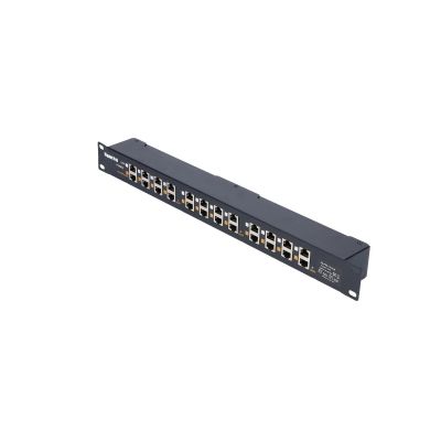 5. Extralink Gigabit PoE Injector 12 Portowy 12x 1000Mb/s RJ45, Obudowa Rack