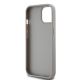 7. Etui DKNY Leather Mono Stripe & Metal Logo na iPhone 15 / 14 / 13 - beżowe