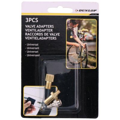 9. ADAPTERY DO ZAWORÓW AV-DV / DV / FV-AV / FV-DV 3SZT DUNLOP
