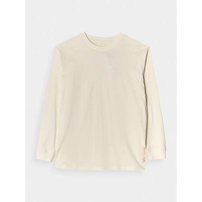 7. Longsleeve oversize z nadrukiem męski 4F 4FRAW24TLONM507-83S