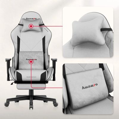 5. Fotel gamingowy Huzaro Force 5.7 Grey