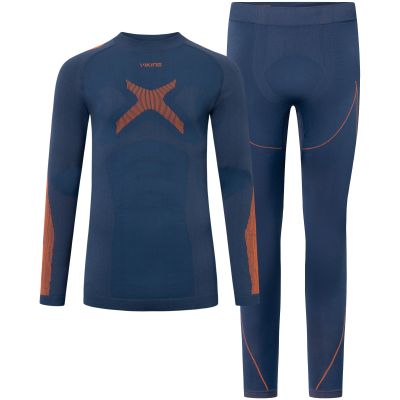 3. Bielizna termoaktywna Viking Base Layer Primeone Set - navy/orange rozmiar: xl