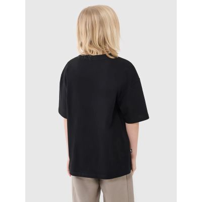 2. T-shirt oversize z napisem chłopięcy 4F 4FJWSS25TTSHM2184-20S