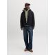 5. Jack&Jones męska bluza z kapturem JJCLEVELAND SWEAT HOOD SN 12298441 VETIVER
