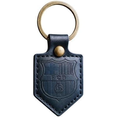 FC Barcelona brelok herb oryginalny na licencji skórzany proporczyk BLL7061N
