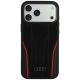 Etui Audi R8 Genuine Leather MagSafe na iPhone 18 Pro Max / 17 Pro Max - czarno-czerwone