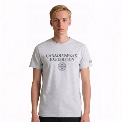 5. Koszulka Canadian Peak JVICKEAK BLENDED GREY RM MEN 254 (RBMSZ1313H/CP-GRIS MÉLANGÉ)