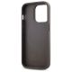 7. Etui DKNY Leather Checkered Mono Pattern MagSafe na iPhone 14 Pro - beżowe