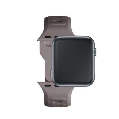 17. Pasek silikonowy 3mk Silicone Watch Strap do Apple Watch 42 / 44 / 45 / 49 mm - brązowy