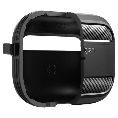9. Etui Spigen Rugged Armor na Apple AirPods Pro 1 / 2 - czarny mat