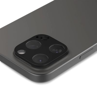4. Osłona aparatu Spigen Optik.tR Camera Protector na iPhone 14 Pro / Pro Max / 15 Pro / Pro Max  / 16 Pro / Pro Max- czarna 2 szt.