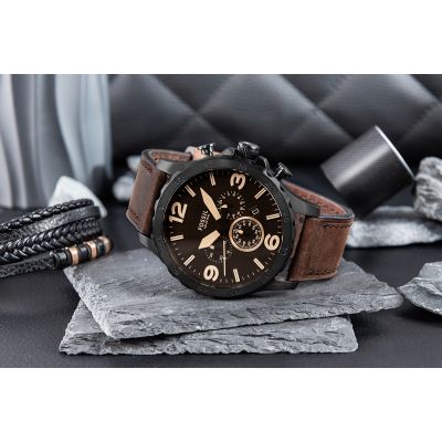 6. Zegarek Męski FOSSIL Nate JR1487 + BOX