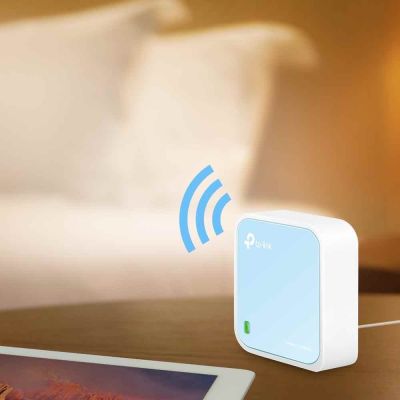 7. Router TP-LINK TL-WR802N (ADSL2+, xDSL; 2,4 GHz)