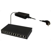 PULSAR SG108 łącza sieciowe Gigabit Ethernet (10/100/1000) Obsługa PoE Czarny
