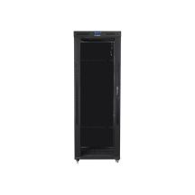 LANBERG SZAFA STOJĄCA RACK 19" 42U 800X800 DRZWI SZKLANE LCD CZARNA FF01-8842-12BL (FLAT PACK)