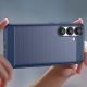 7. Etui silikonowe Carbon Case na Samsung Galaxy S25 Edge - niebieskie