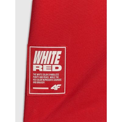 8. T-shirt bawełniany kibica męski 4F 4FRSS26TTSHM4200-62S