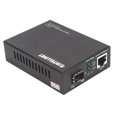 3. Intellinet 508216 konwerter sieciowy 1000 Mbit/s Czarny
