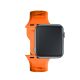 10. Pasek silikonowy 3mk Silicone Watch Strap do Apple Watch 38 / 40 / 41 mm - pomarańczowy