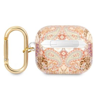 2. Etui Guess Paisley Strap Collection na AirPods 3 cover - złote