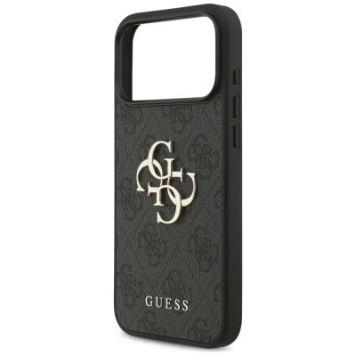 6. Etui Guess 4G Big Logo do iPhone 17 Pro  Max - czarne