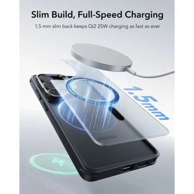 7. Etui ESR Classic Hybrid Kickstand MagSafe na Samsung Galaxy S26 Ultra - czarne
