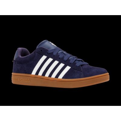 2. Sneakersy K-swiss COURT TIEBRK II SDE NAVAL ACADEMY/BRIGHT WHITE/GUM-M (09492-465-M)