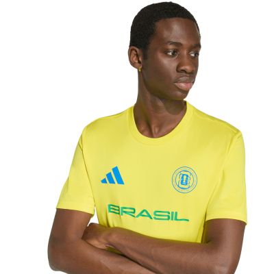 5. Koszulka męska adidas Brazil 26 Jersey żółta KH2307