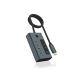 ICY BOX IB-HUB1454-C31 USB 3.2 Gen 1 (3.1 Gen 1) Type-C 10000 Mbit/s Niebieski, Szary