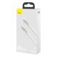 6. Kabel Baseus Cafule Series Metal Data USB-C / Lightning 20W PD 2 m - biały