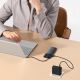 10. Hub USB-C Baseus Metal Gleam II 10w1 HDMI USB-A USB-C RJ45 SD/TF - szary
