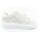 4. Karl Lagerfeld Kapri buty męskie sneakersy skóra naturalna białe