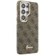 4. Etui Guess 4G Script MagSafe na Samsung Galaxy S26 Ultra - brązowe