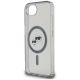 6. Etui Karl Lagerfeld IML Metal Karl & Choupette Heads MagSafe na iPhone 16e - czarne