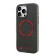 3. Etui Audi Carbon Fiber Sport Red Circle MagSafe na iPhone 16 Pro Max 6.9" - czarne