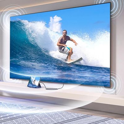 3. Kabel Ugreen HD164 15516 micro HDMI / HDMI 2.1 8K 1m  - szary
