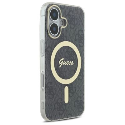 4. Etui Guess IML 4G MagSafe na iPhone 16 Plus - czarne