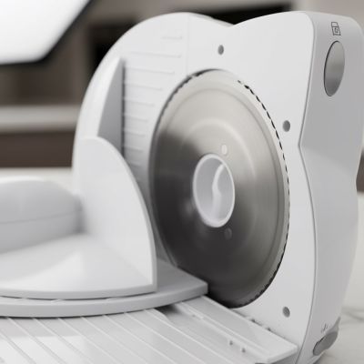 10. Krajalnica elektryczna Esperanza Prosciutto EKM017W (150W; kolor biały)