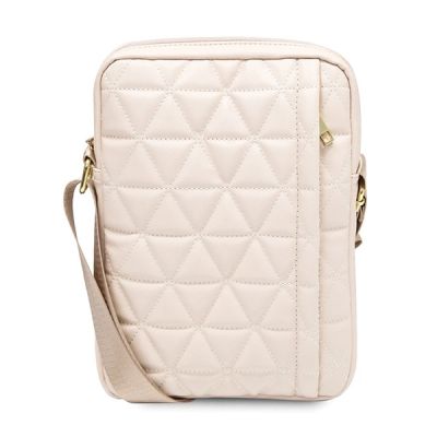 3. Torba Guess Quilted na tablet 10" - różowa